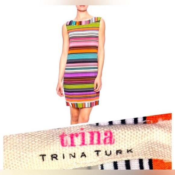 Trina Turk Dresses & Skirts - Trina Turk Multicolor Striped Dress